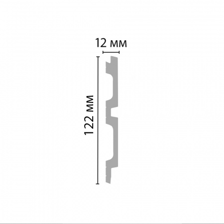 Декоративная панель  ECO LINE STONE  D319-115/22 122*12*2900