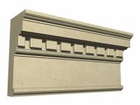AN467SV, антаблемент ионического ордера с сухариками (без отлива) h=467мм, вставка