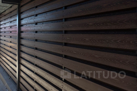 Заборная панель шип-паз EasyDecking Wood-X 146х20 Черное дерево 3D