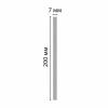 Декоративная панель  ECO LINE WOOD  D320-1070/ 200*7*2900