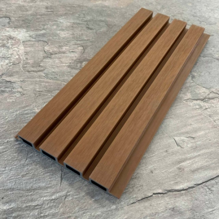 Фасадная реечная панель EasyDecking / Ко-Экструзия / Тик 219х26х4010
