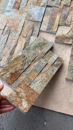 3D Панели из натурального камня PHARAON Модерн Кварцит мультиколор 350*180*10-20мм