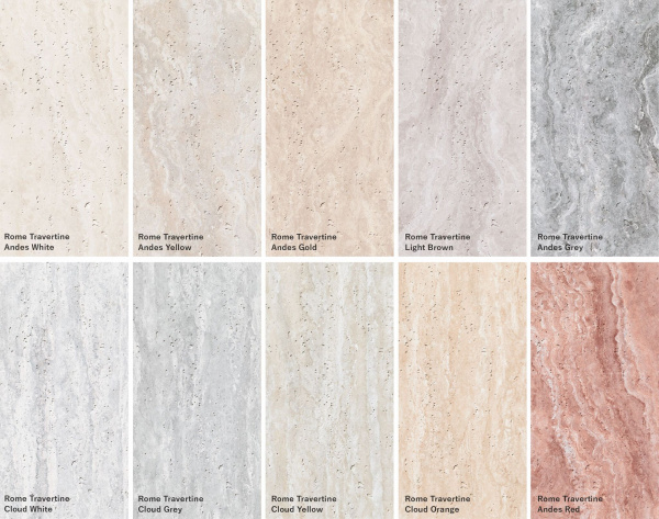 Гибкая керамика (гибкий камень) /ФОМИ-Каменная серия-Римский травертин/PHOMI-Stone Series-Rome Travertine,  /Светло-коричневые Анды/Andes Light Brown 3000*1200мм